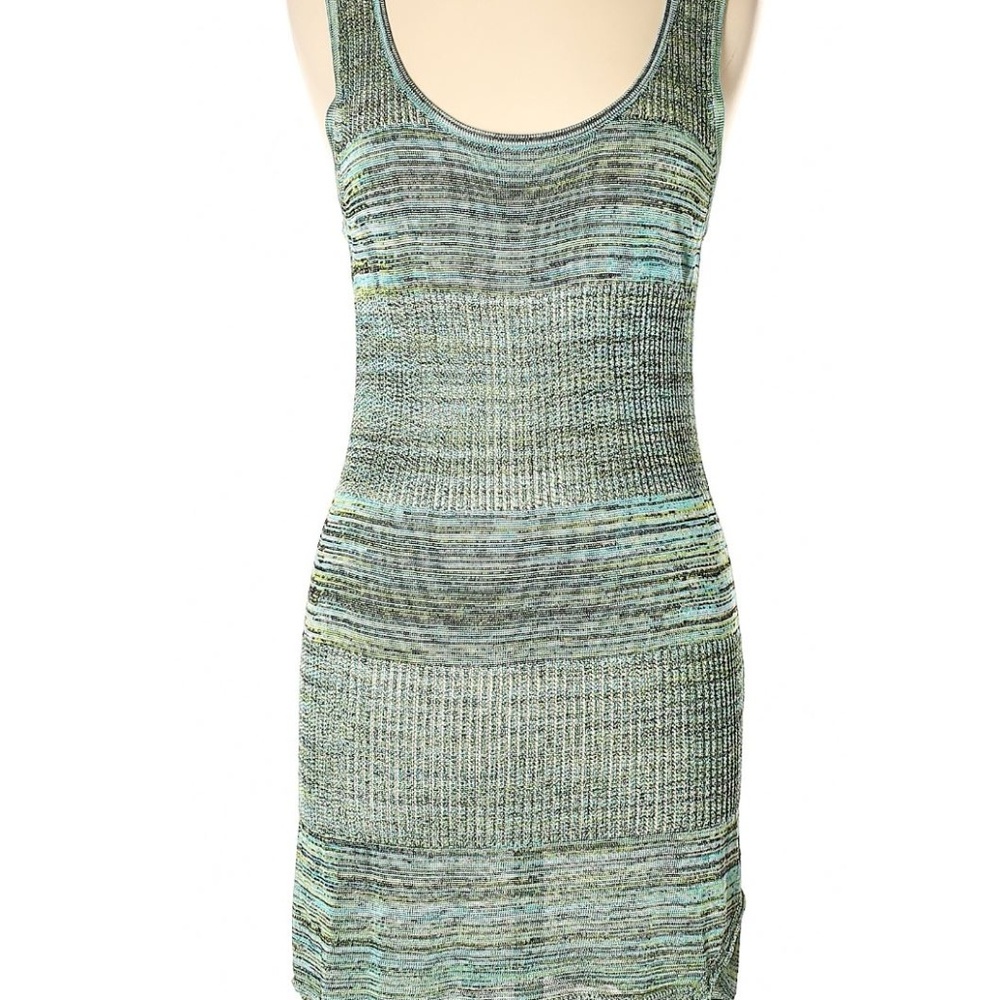 Joan Vass Teal Tank Dress L